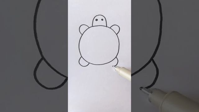 Eazy Way to Draw Picture of Turtle смотреть онлайн