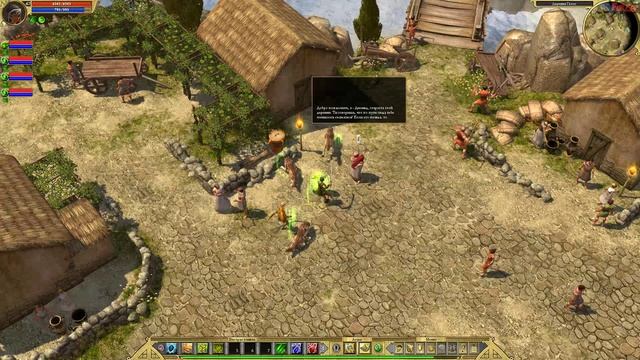 Titan Quest #1 - Деревня Гелос | Тёмный Сатир Шаман смотреть онлайн