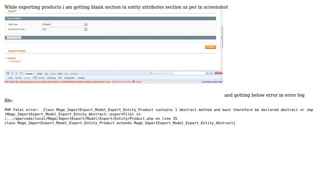 Magento: After updating magento to 1.9.3.1 my site has error in export products смотреть онлайн