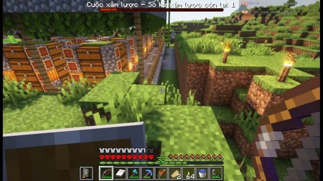 Minecraft One-Handed Builder #19: Làng bị xâm lăng, ba anh em bọn tôi khinh địch và cái kết смотреть онлайн