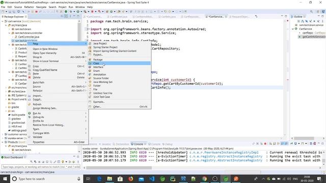 Microservices tutorial Part - 6 | Feign client Implementation смотреть онлайн