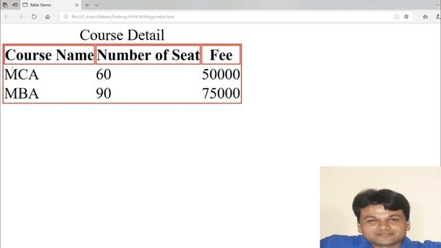 HTML 5 Tutorial #11: Working with Table (table,tr,th,td,caption) смотреть онлайн