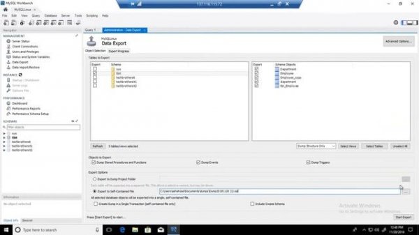 How to generate the whole database script in MySQL Workbench - MySQL DBA Tutorial