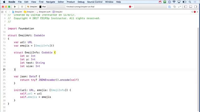 Developing iOS 11 Apps with Swift - 14. Persistence and Documents Demo смотреть онлайн