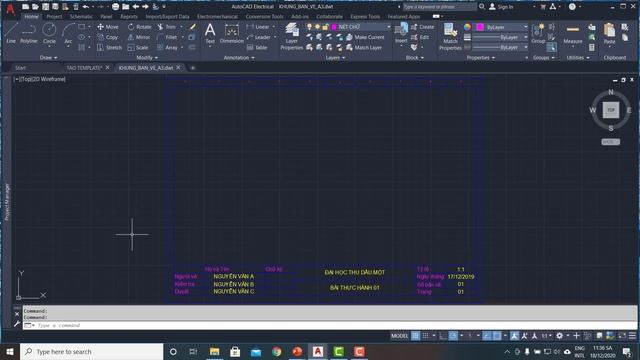 THIẾT LẬP BẢN VẼ, TẠO KHUNG TÊN, TẠO TEMPLATE VÀ PROJECT TRONG AUTOCAD ELECTRICAL 2021 | NPT CAD смотреть онлайн