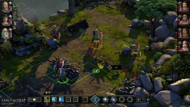 The Hand of Merlin gameplay 2022 - Lets Play Part 1 - Turn Based Roguelike RPG - Medieval Fantasy смотреть онлайн