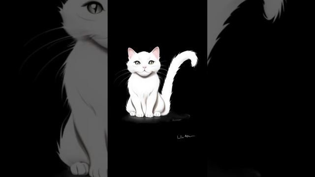 Нейросеть рисует белого котика смотреть онлайн