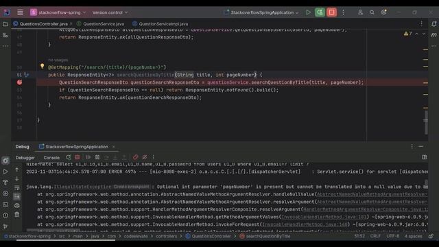 Stack Overflow Clone with Spring Boot & Angular | Part 38 | Search Question API in Angular смотреть онлайн