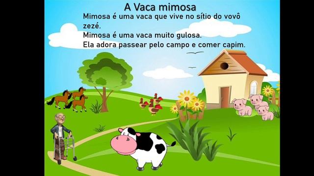 Leitura: A vaca mimosa - Profª Maxsenira Barroso смотреть онлайн