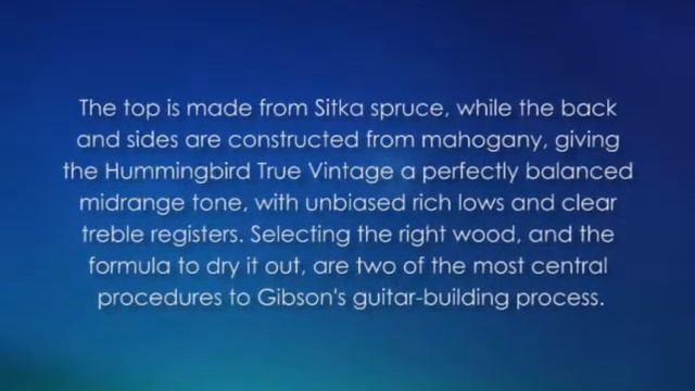 Gibson Hummingbird Pro Acoustic Electric Guitar смотреть онлайн