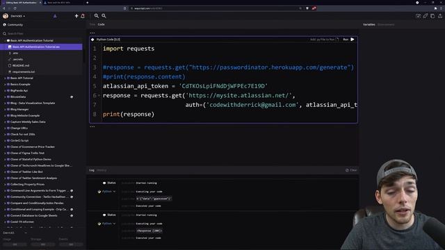 Python Requests Authentication Examples - Basic Auth, Custom Headers w/ Code смотреть онлайн