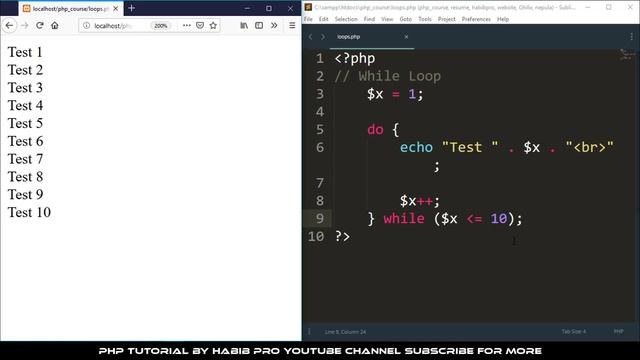 While Loop, Do While, For Loop, Foreach Loop - PHP Tutorial Bangla [Part 12] смотреть онлайн