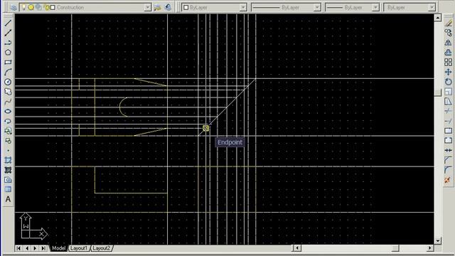Simple AutoCAD 2006 Tutorial - less5_3.avi смотреть онлайн