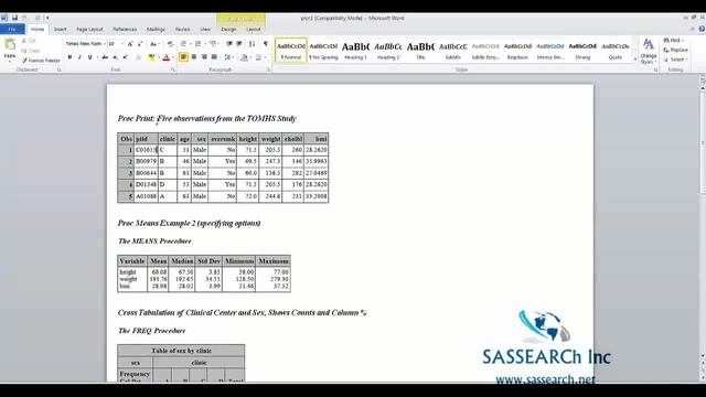 SAS Online Training - ODS and Options in SAS смотреть онлайн