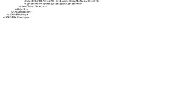 Salesforce: ExactTarget, SOAP request problem in creating a triggered send definition смотреть онлайн