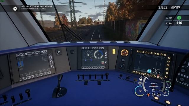 1422 S3 Mulheim Styrum to Essen Steele-Ost - Hauptstrecke Rhein-Ruhr - BR 422 - Train Sim World 202 смотреть онлайн