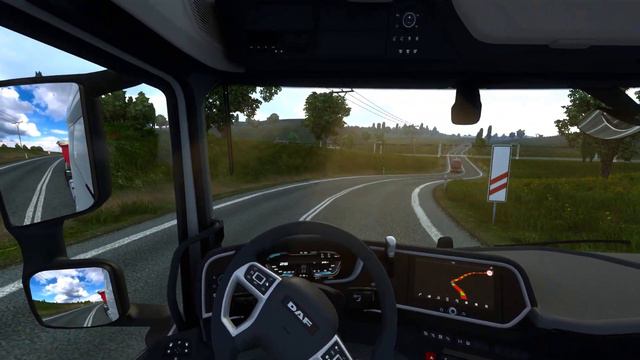 DAF 2021 XF - Gravel Transport - Euro Truck Simulator 2 | Logitech g29 gameplay смотреть онлайн