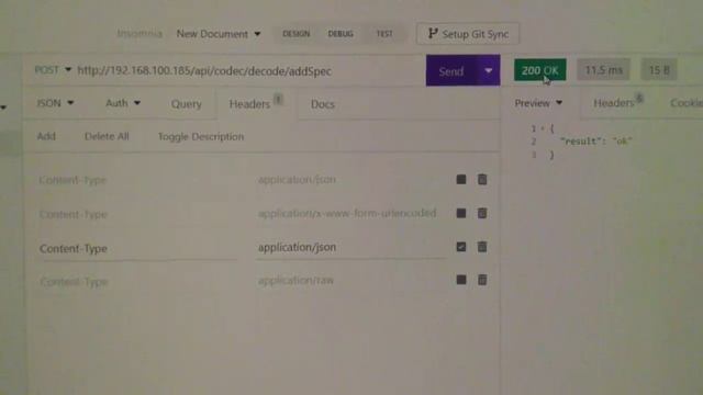 NDI JSON control from ASPIS смотреть онлайн