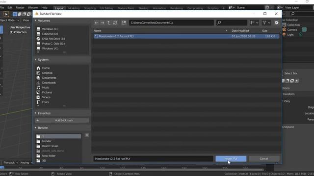 Blender Tutorial - How to import ply files to Blender 2.83 [Beginner] смотреть онлайн