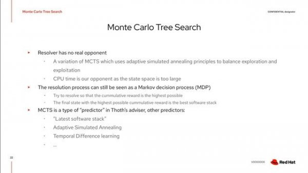 Reinforcement learning based dependency resolution