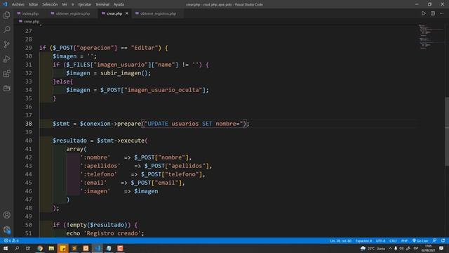 ?Crud con PHP, PDO, Ajax, Datatables y Bootstrap 5 - Editar un registro existente смотреть онлайн