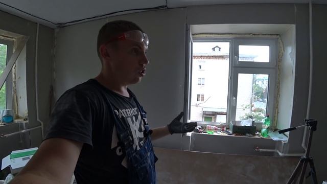 Ремонт убитой хрущевки студии! Выровняли стены гипсокартоном! Замена электрощита! смотреть онлайн