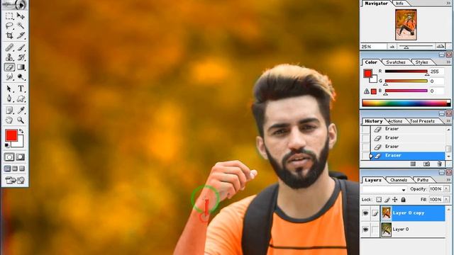 Photoshop 7.0 Photo Editing Face Cleaning In Urdu Background Change And Photo/Face Retouch Tutorial
