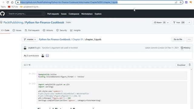 Как скачать код с Github  в Notebook Google Colab. #python , #pythoncode, #github , #googlecolab