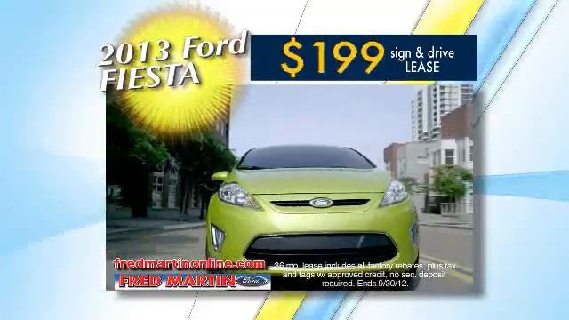 Fred Martin Ford Fiesta August Commercial смотреть онлайн