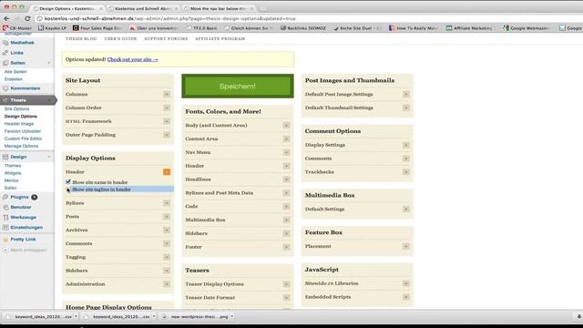 Wordpress Thesis Überblick und Funktionen смотреть онлайн