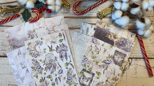 Распаковка дизайн посылки от Dreamlight studio / unboxing / scrapbooking смотреть онлайн