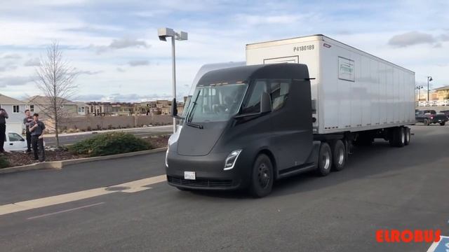 Электро грузовик Tesla Semi "Первый рейс" смотреть онлайн
