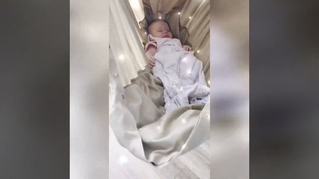 Огромный гамак для новорожденного! Сладкий сон новорождённого. смотреть онлайн