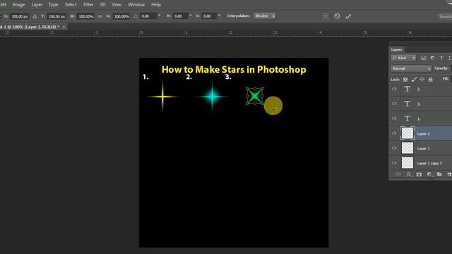 How To Make Star in Adobe Photoshop | Tutorial смотреть онлайн
