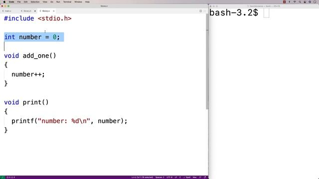 Share A Global Variable Across Multiple Files By Using extern | C Programming Example смотреть онлайн