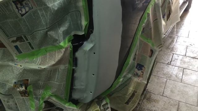 Ремонт и покраска крыла, бампера Infiniti QX56 смотреть онлайн