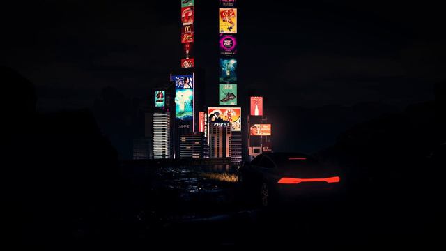Cyberpunk Night City | Unreal Engine 5 Animation смотреть онлайн