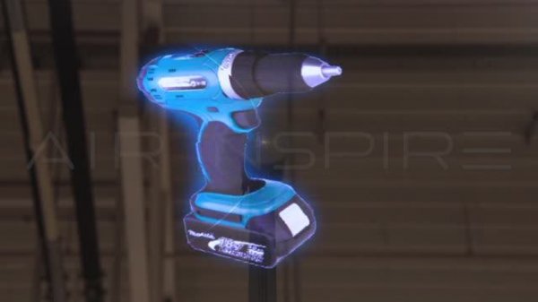 Установили голографические вентиляторы для MAKITA