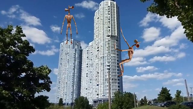 Сиреноголовые захватили в городе высотный дом! Меня страшно напугал ужасный сиреноголовый! смотреть онлайн