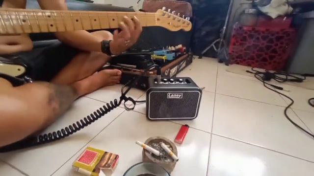 Laney Mini SuperGroup sound. Drive and clean with American Fender telecaster смотреть онлайн