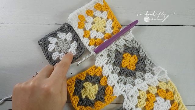 How to Crochet the Continuous Join As You Go (CJAYG) Method | Granny Square Joining | How to Join смотреть онлайн
