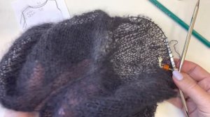 МК Свитер - «ПАУТИНКА» из мохера с шелком, спицами