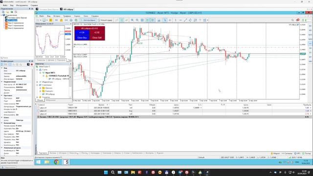 Обзор торговли роботами в MetaTrader 5 10.04.2023 #forexstrategy #forex #forextrader