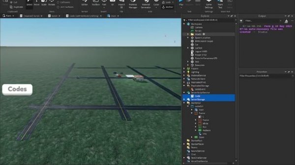 Roblox Studio Code System