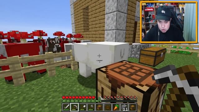 СДЕЛАЛ ФЕРМУ МЕДВЕДЕЙ В ВЫЖИВАНИИ НА ОДНОМ БЛОКЕ В МАЙНКРАФТ - 6 СЕРИЯ! смотреть онлайн