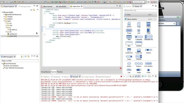 1 Installation and Introduction (Apache Cordova + Eclipse) смотреть онлайн