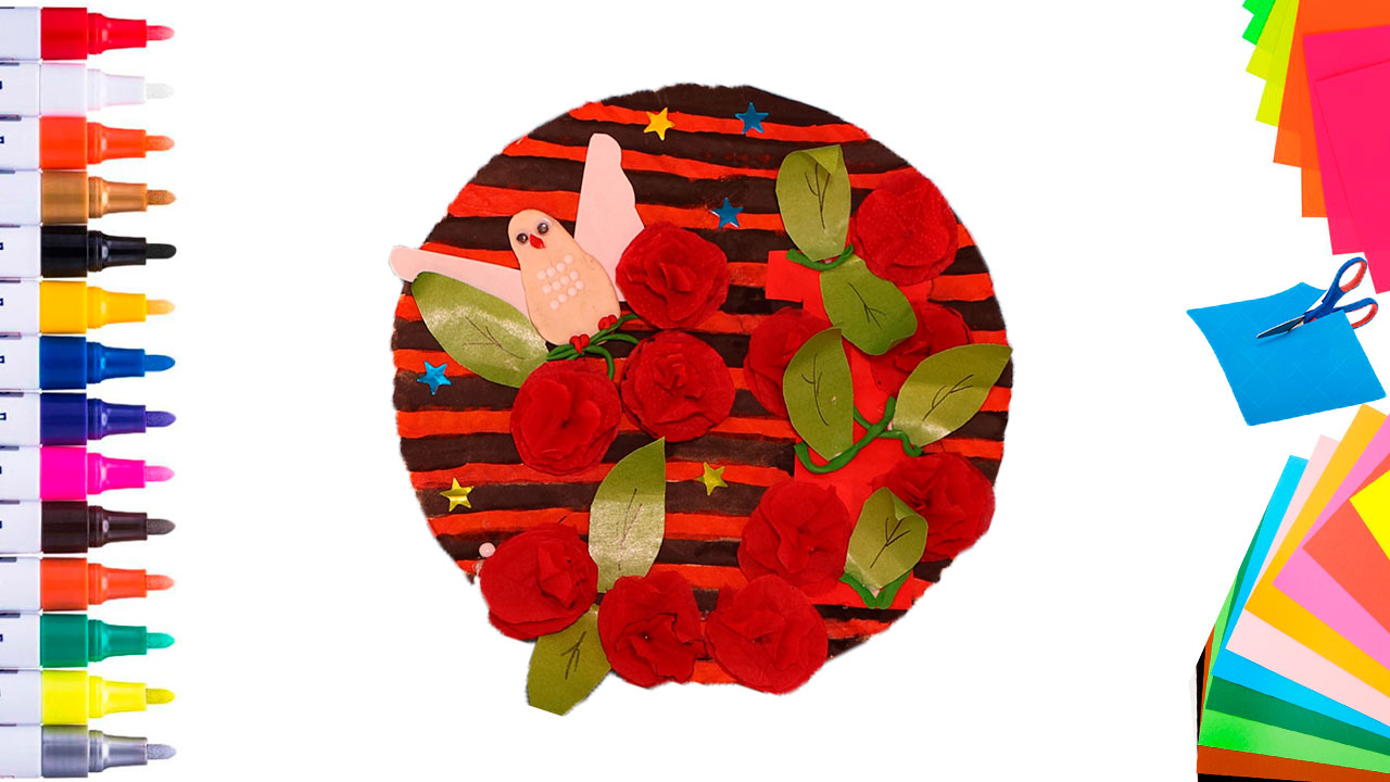 Детские поделки из бумаги на 1 мая, на 9 мая своими руками, простые поделки в детский сад и в школу смотреть онлайн