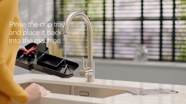 HOW TO clean the drip tray - Philips Saeco 3200 Coffee Espresso Machine EP3221/40 смотреть онлайн