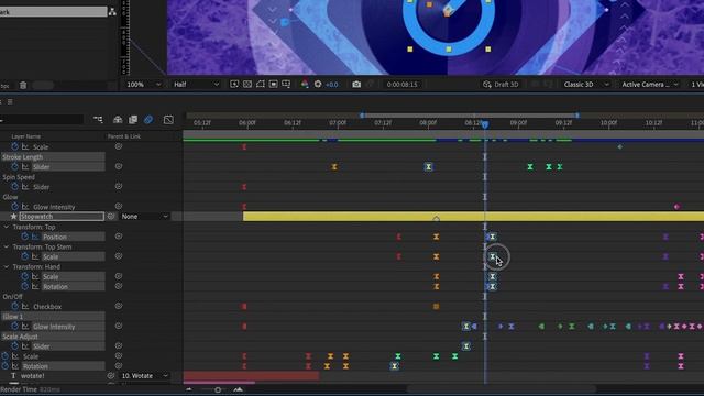 Keyframe Color Labels in After Effects смотреть онлайн