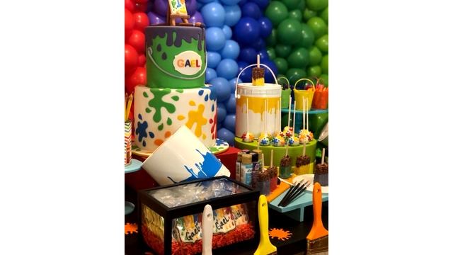 45 Fun Art Party Ideas & Supplies! смотреть онлайн